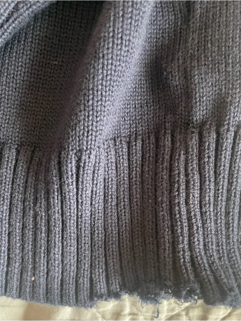 J. CREW‎ Heritage cotton sweater-polo in Navy (DIN) Size L $118 CF782